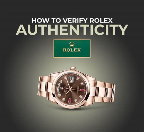 checking rolex authenticity